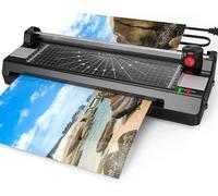 Laminatrice per A3/A4/A6, YE381 33 cm Macchina di laminazione termica e a freddo per casa, ufficio, scuola, insegnanti, uso con 50 sacchetti, tagliacarte e arrotondatore angolare