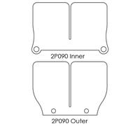 Lamine Di Carbonio Per Scatola Di Lamine V-Force 2 Per Moto Ricambi Accessori