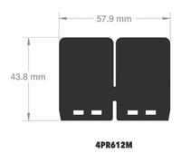 Lamine Di Carbonio Per Scatola Di Lamine V-Force 4R Per Moto Ricambi