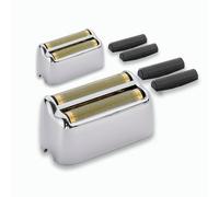 lamine e lame di ricambio per rasoio compatibili con BaBylissPRO Double FXFS2 Lamina di ricambio per rasoio in metallo (Argento-2PZ)
