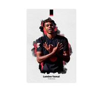 Lamine Yamal - Poster su tela, decorazione per camera da letto, ufficio, camera da letto, regalo, 20 x 30 cm