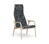 Lamino Poltrona Alta Faggio Laccato/Carbone/Pecora