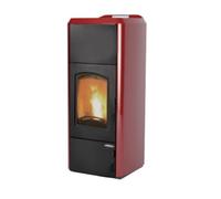 LAMINOX CARLOTTA OMNIA IDRO LUX 23 KW TERMOSTUFA A PELLET BORDEAUX