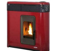LAMINOX STP 13 A-R VALENTINA AIR PRESTIGE STUFA A PELLET 16 KW ROSSO BORDEAUX