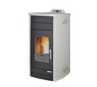 LAMINOX ESTER IDRO PLUS TERMOSTUFA A PELLET 15 KW AVORIO
