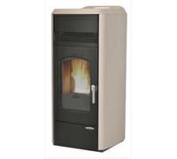 LAMINOX OMNIA AIR LUX STUFA A PELLETT 12 KW 300 m RISCALDABILI COLORE AVORIO