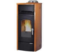 LAMINOX TS 18 IP-C TINA IDRO PLUS TERMOSTUFA A PELLET 20 KW CUOIO