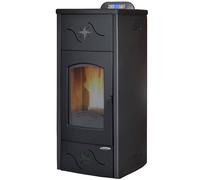 LAMINOX TS 28 IP-N VICTORIA IDRO PLUS TERMOSTUFA A PELLET 28 KW ANTRACITE
