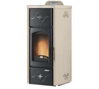 LAMINOX VICTORIA IDRO PLUS TERMOSTUFA A PELLET 28 KW AVORIO