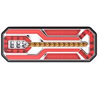 LAMIRO Fanale Posteriore Led Sinistra 76 LED 12/24V Indicatori Dinamici