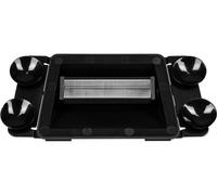 LAMIRO LED Frontblitzer 18 LED 1,5W 12/24V Saugnapf 3 Blitzmuster R10 R65
