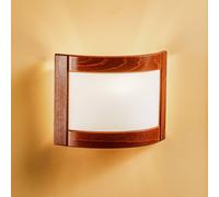 Lamkur Applique Zanna in legno Altezza 22 cm rustico Lamkur
