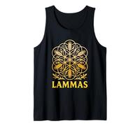 Lammas Lughnasadh Fiore della Vita con spighe Canotta
