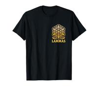 Lammas Lughnasadh Fiore della Vita con spighe Maglietta