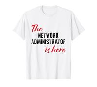 L'amministratore di Rete è Qui - Divertente Maglietta