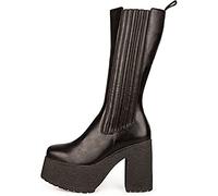 LAMODA Long Division, Mid Calf Boot Donna, Black Patent, 40 EU
