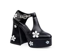 LAMODA Please Don't Go, Scarpe da Corsa Donna, in Poliuretano Nero, 37 EU