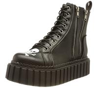 LAMODA Shallow Dreams, Stivale alla Caviglia Donna, Teschio Nero, 38 EU