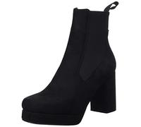 LAMODA Stay with Me, Stivale alla Caviglia Donna, in camoscio Nero, 41 EU