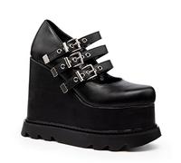 LAMODA Supernova, Zeppe Donna, in Poliuretano Nero, 40 EU