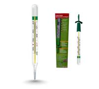 LAMONEA - Lamotherm Termometro Ecologico al Gallio per febbre, Certificato CE - di Alta Precisione, Misuratore Temperatura Corporea Senza Mercurio, Disinfettabile, adulti e bambini - MC-10
