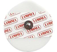 LAMONEA SF103 - Kit 1200 Elettrodi ECG Monouso, Certificato CE - 50x48mm per Elettrostimolatore - Elettrodo Ovale a Bottone, Connessione Clip Acciaio, Adesivo Idrogel Solido, Sensore Ag/AgCI - SF103