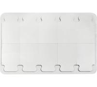 LAMONEA TAB04 - Kit 100 Elettrodi ECG Monouso Pregellato, Certificato CE - 34x23mm Adulti, Radiotrasparente, Elettrostimolatore, Collegamento Cavetti Terminale a Coccodrillo, Gel Solido - TAB04