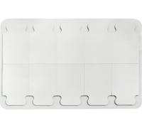 LAMONEA TAB04 - Kit 500 Elettrodi ECG Monouso, Certificato CE - Pregellato 34x23mm Adulti, Radiotrasparente, Elettrostimolatore, Collegamento Cavetti Terminale a Coccodrillo, Gel Solido - TAB04
