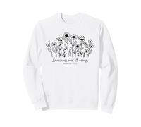 Lamore Copre Gli Uomini cristiani & Le Donne Amano Dio & Gesù Felpa