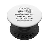 L'amore costante del Signore non cessa mai le lamentazioni 3 2 PopSockets PopGrip Adesivo