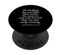 L'amore costante del Signore non cessa mai le lamentazioni 3 2 PopSockets PopGrip Adesivo