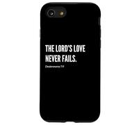 L'amore del Signore non fallisce mai versi biblici Citazione Dichiarazione Custodia per iPhone SE (2020) / 7 / 8