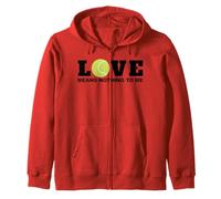 L'Amore del Tennis Non Significa Niente per Me Felpa con Cappuccio