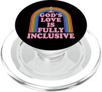 L'amore di Dio è completamente inclusivo Carino Cristiano Gay LGBTQ Alleato PopSockets PopGrip per MagSafe