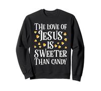 L'Amore di Gesù è più Dolce di Candy Christian Halloween Felpa