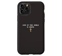 L'amore di questo mondo è la croce dell'ortodossia della morte Custodia per iPhone 11 Pro