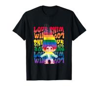 L'Amore di Rainbow Trolls Vince Il Pride Colors Maglietta
