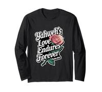 L'Amore di Yahweh Dura per Sempre Il salmo 100:5 Maglia a Manica