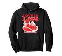 Lamore è Amore Insieme per Sempre (Dichiarazione d Amore & Grafica) Felpa con Cappuccio