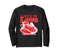 Lamore è Amore Insieme per Sempre (Dichiarazione d Amore & Grafica) Maglia a Manica