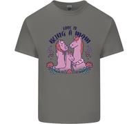 L'Amore È Being A Mamma Divertente Cavallo T-Shirt Ragazzi Ragazze
