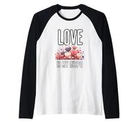 L'amore è il mio cuore estetico Inspo Maglia con Maniche Raglan