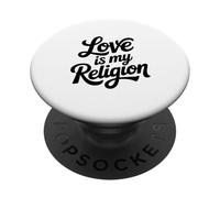L'amore è la mia religione citazione ispiratrice PopSockets PopGrip Adesivo