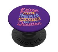 L'amore è la risposta, non importa la domanda PopSockets PopGrip Adesivo