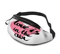 L'amore è nell'aria casual per uomo Donna Amore romantico Citazione Pennello cuore rosa Parole di San Valentino Durevole Goditi lo sport Escursionismo Corsa Ciclismo all'aperto