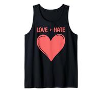 L'Amore è più Grande dell'odio Heart Nice Sweet Canotta
