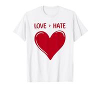 L'Amore è più Grande dell'odio Heart Nice Sweet Maglietta