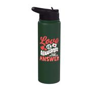 L'amore è sempre la risposta Stainless Steel Insulated Water Bottle