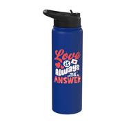 L'amore è sempre la risposta Stainless Steel Insulated Water Bottle