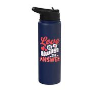 L'amore è sempre la risposta Stainless Steel Insulated Water Bottle